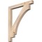 Ekena Millwork Imperial Block Smooth Bracket, Douglas Fir, 3 1/2"W x 36"D x 42"H BKT04X36X42IMP05SDF - alternate 1